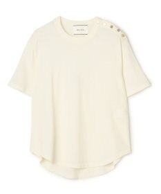 BEIGE， NADIA / ストレッチ メタルボタンニット