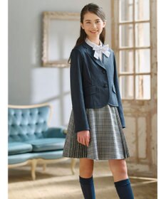 組曲 KIDS 【150-170㎝】サイドプリーツチェック スカート