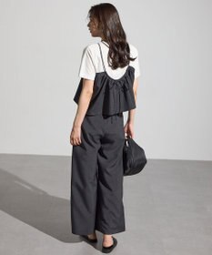 ANY 【2SET/洗濯機可】テックリネンキャミソール×パンツセットアップ