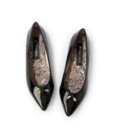 MODE ET JACOMO <carino>【レイン対応】中敷きデザインバレエシューズ