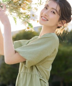 Tiaclasse リップルティアードワンピース