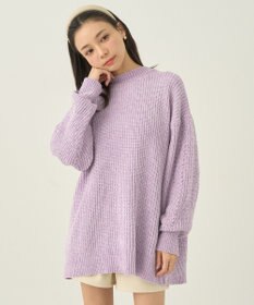 earth music&ecology シャイニーベロアチュニック