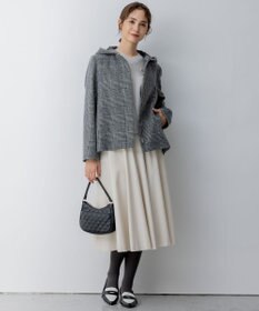 組曲 L 2WAYショートビーバー フーテッドコート