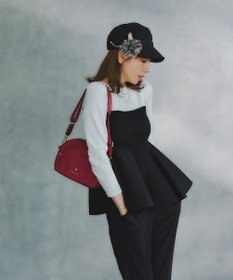 TOCCA FLOWER PATH ニットトップス ブラック系