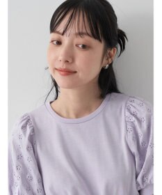 earth music&ecology フラワーレースプルオーバー