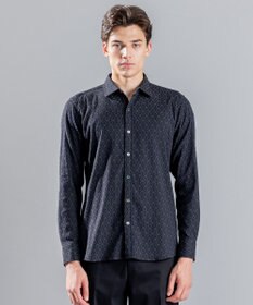 JOSEPH HOMME オーナメントジャガードストレッチ　レギュラーカラーシャツ