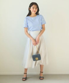 Feroux 【UVケア】ランダムリボンスリーブ Tシャツ