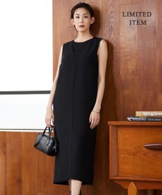 ICB 【WEB限定・洗える】 ライトダブルクロス ジャンパースカート ワンピース