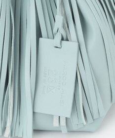 23区 【CLASSY.6月号掲載】MARCO MASI レザーフリンジ ミニ巾着 バッグ