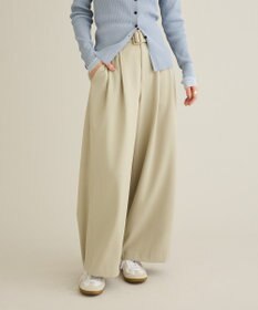 CRAFT STANDARD BOUTIQUE ハイウェストベルトワイドパンツ