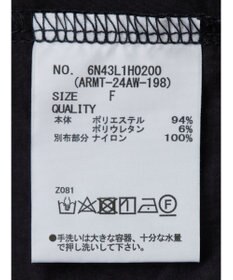 Green Parks ａ．異素材切り替えバルーンワンピース