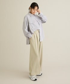CRAFT STANDARD BOUTIQUE ハイウェストベルトワイドパンツ