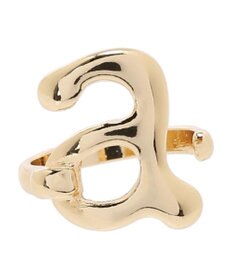 AMERICAN HOLIC イニシャルリングＧＬＤ