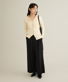 CRAFT STANDARD BOUTIQUE ハイウェストベルトワイドパンツ