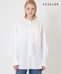 BEIGE， 【WEB限定】DIAMANT / ボウタイブラウス