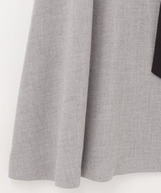 GRACE CONTINENTAL ウールタッチバイカラードレス