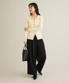 CRAFT STANDARD BOUTIQUE ハイウェストベルトワイドパンツ