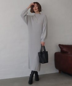 WEGO 【WEB限定/2025年秋冬新作】ニットワンピース