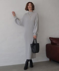 WEGO 【WEB限定/2025年秋冬新作】ニットワンピース