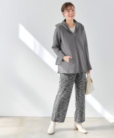 Tiaclasse ラメツイードワイドストレートパンツ