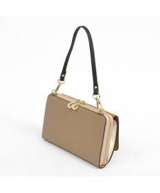 UNBILLION カシュカシュ cachecache / WEB限定カラーコンビウォレットショルダーバッグ