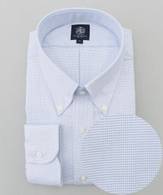 J.PRESS MEN 【KING SIZE】【PREMIUM PLEATS / 形態安定】ピンヘッド ドレスシャツ / B.D.