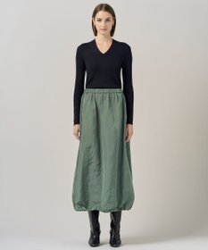 ICB 【新色追加】 エクストラファインメリノリブ Vネックプルオーバー