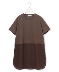 ICB L 【人気のため新色追加・UVケア・洗える】シアージャージーコンビ カットソー