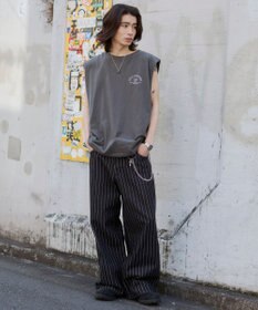 WEGO 【ユニセックス着用ITEM/MLサイズ展開】グラフィックBIGノースリーブ