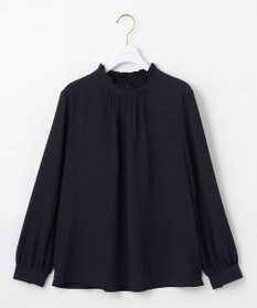 ANY SIS 【洗える】フリルネックスタンド ブラウス