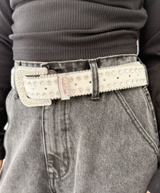 WEGO Lビジューラメシャギーベルト