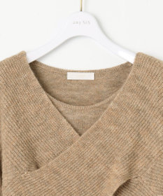 ANY SIS 【洗える】クロスレイヤードニット ワンピース