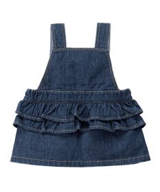 MIKI HOUSE HOT BISCUITS 【70-100cm】 デニムジャンパースカート