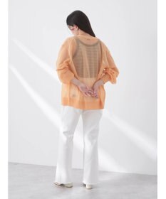 earth music&ecology ファンシーラメＶネックカーディガン