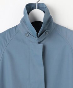 自由区 S コットンナイロンバルカラー コート