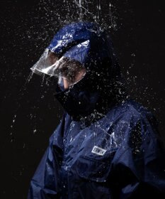 MOONBAT 【防水の頂点へ/上下セット】EDWIN (エドウィン) レインコート レインパンツ 上下セット