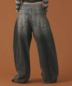 WEGO ラインストーンbackロゴデニム