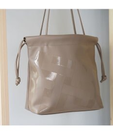 MIYABIYA La quoh with kirakaracho　角つなぎ ソフトレザー ミディアムトート