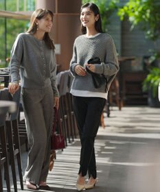 UNFILO L 【ウエストゴム/14サイズ展開】beauty warm pants ワイド