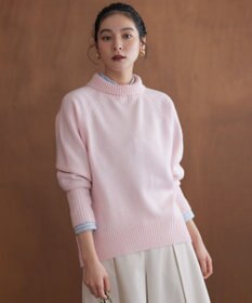 組曲 S ウールカシミヤミックス ロールネックニット