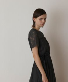 GRACE CONTINENTAL チュールプリーツドレス