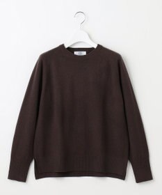 J.PRESS LADIES L 【洗える】SEMI WORSTED WOOL クルーネック ニット