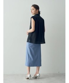 YECCA VECCA コード刺繍シアーブラウス