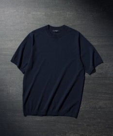 JOSEPH HOMME 【WEB限定カラーあり】【洗える/ストレッチ】リュクスレーヨン　クルーネック半袖ニット ネイビー系