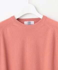 J.PRESS LADIES L 【洗える】SEMI WORSTED WOOL クルーネック ニット