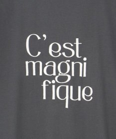 UNFILO BEAUTY FORM ロゴ刺繍フレンチスリーブTシャツ