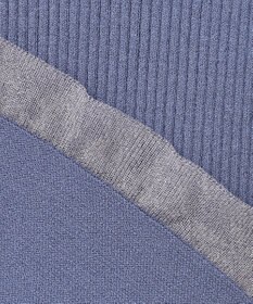 ANY SIS S シアーフリルペプラム ニット