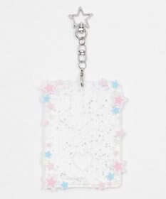 WEGO 【痛バ＆推し活】キラキラスターカードホルダーキーホルダー