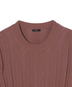 JOSEPH 【WEB&OUTLET限定・洗える】コットンシルクリブ　ラウンドネックニットティー