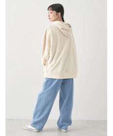 earth music&ecology スウェットルーズパーカー